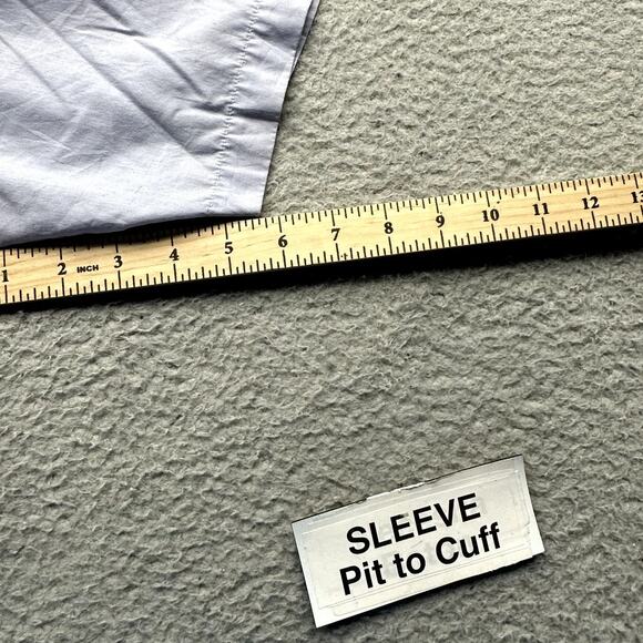 Vintage 60s Conqueror Post Office Shirt Union Made XL Sanforized Short Sleeve - Picture 5 of 9